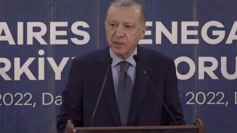Cumhurbaşkanı Erdoğan Senegal'de