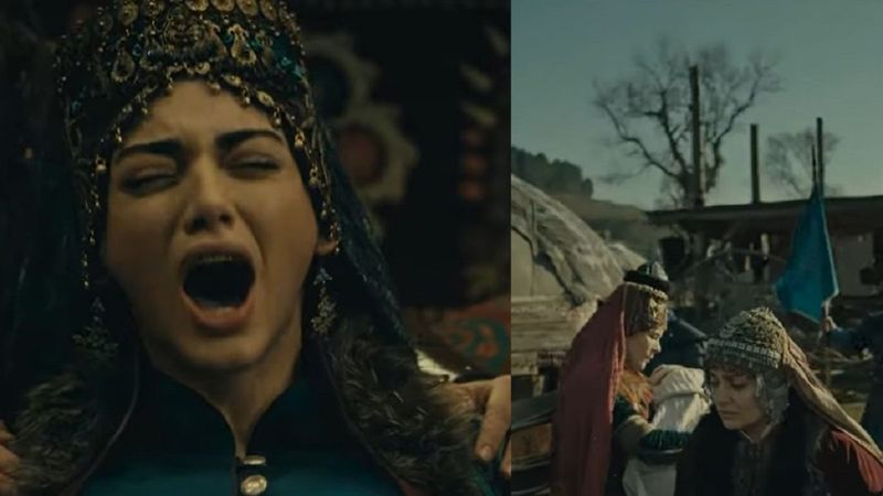 Kuruluş Osman 84. bölüm fragmanı: Vezir soysuzu obayı basıp hatunları kaçırdı, Bala zorlu doğum yaptı!