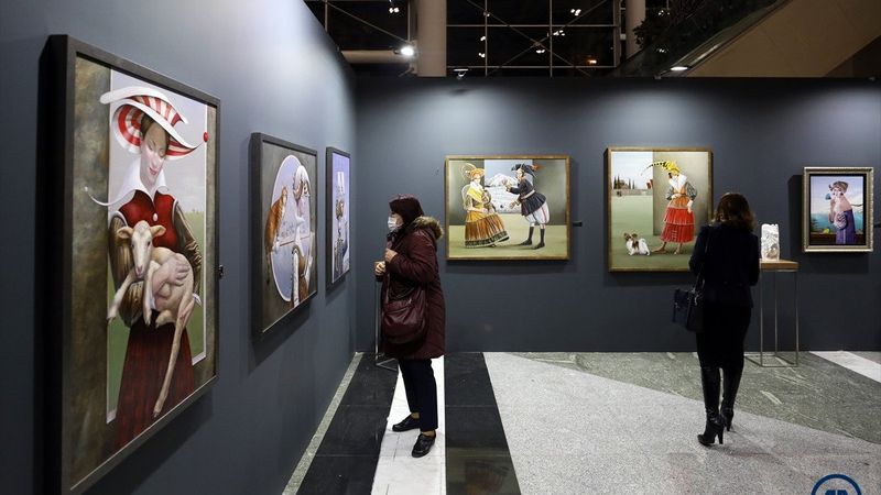 ArtAnkara Uluslararası Çağdaş Sanat Fuarı, kapılarını sanatseverlere açtı