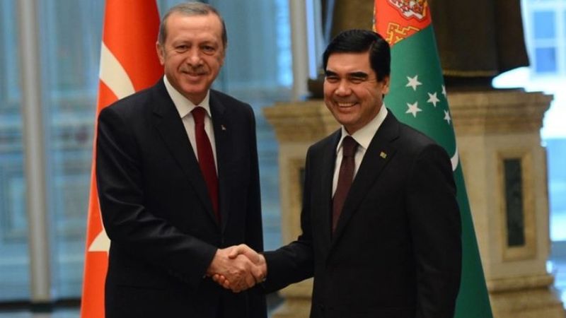 Cumhurbaşkanı Erdoğan, Türkmenistan Devlet Başkanı ile görüştü