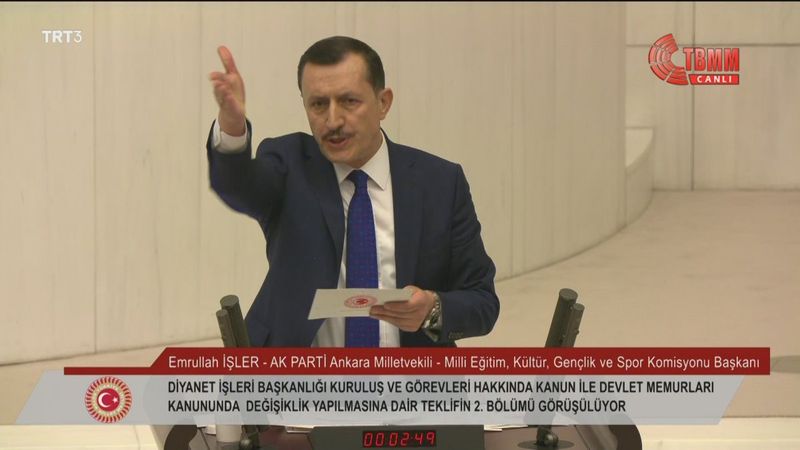 TBMM Genel Kurulu'nda 'dinsiz' polemiği