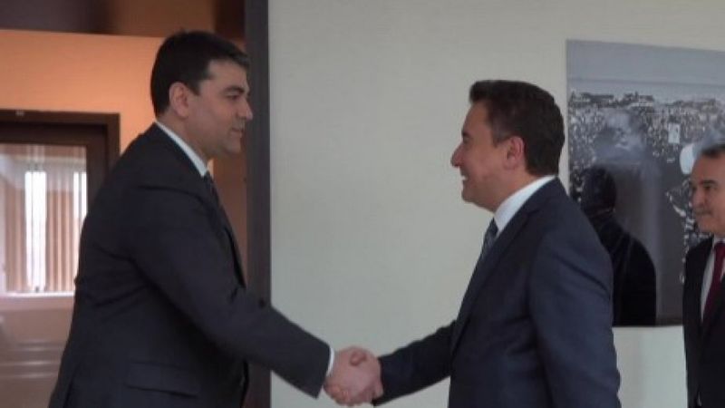 Ali Babacan'dan DP Lideri Gültekin Uysal'a ziyaret