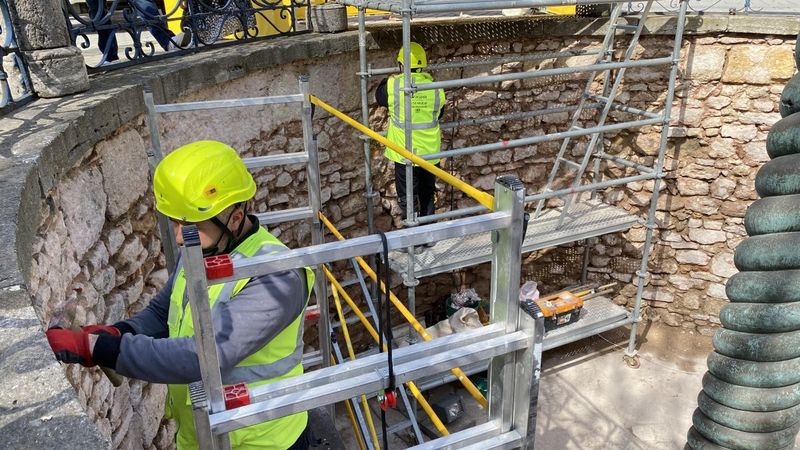 Sultanahmet Meydanı'ndaki Yılanlı Sütun restore ediliyor