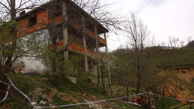 Ordu'da heyelan: 13 ev tahliye edildi