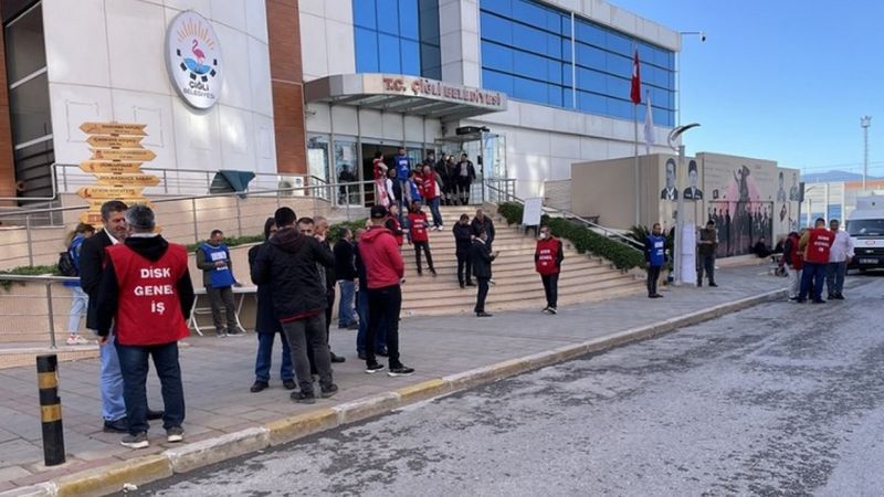 İzmir'deki Çiğli Belediyesi'nde grev kararı