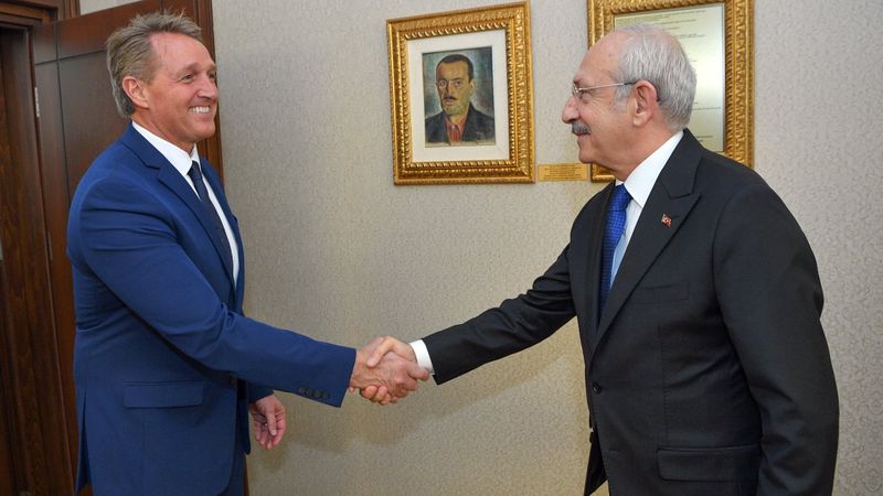 Kemal Kılıçdaroğlu ABD'nin Türkiye Büyükelçisi ile görüştü