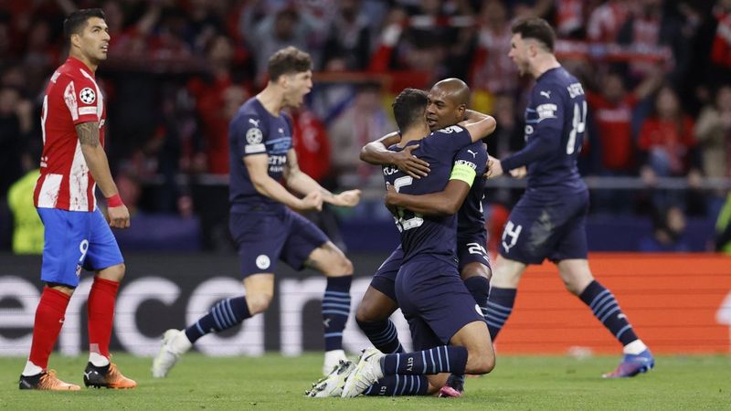 Şampiyonlar Ligi'nde Atletico Madrid'i eleyen Manchester City yarı finalde