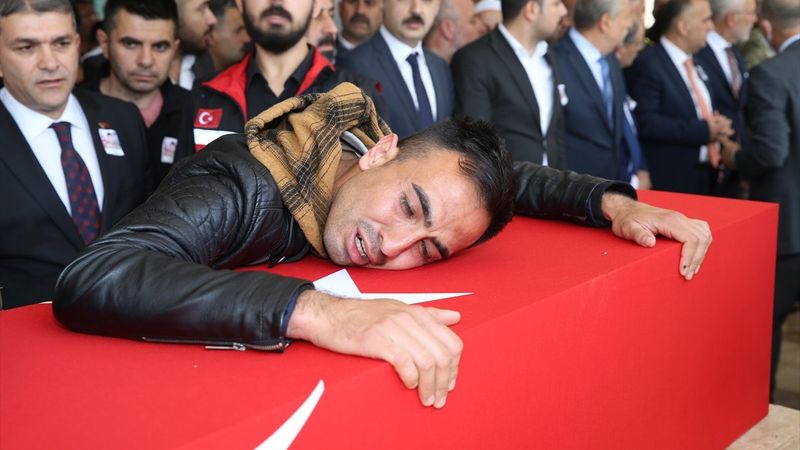 Şehitler Doğukan Korkmaz, Fırat Canlı ve Yunus Kalkan’a veda