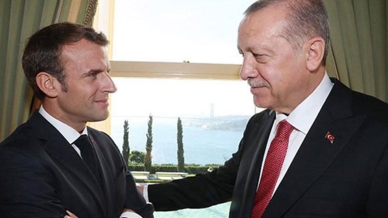 Cumhurbaşkanı Erdoğan, Macron ile görüştü