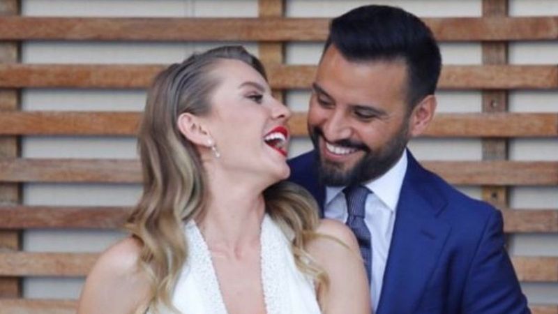 Alişan'ın açıldıkça açılan eski nişanlısı Eda'ya bakın! Dekolteli üstüyle poz verdi, karın kasları nefes kesti