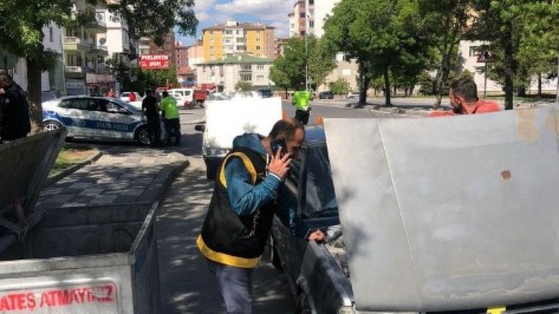 Kayseri'de kuş grubu araçlar denetlendi