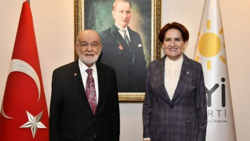 Temel Karamollaoğlu'ndan Meral Akşener'e ziyaret