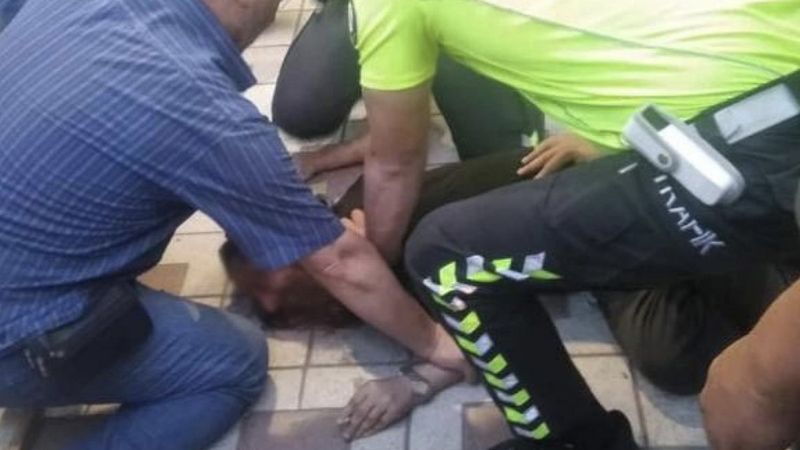 Manisa'da baltayla ATM'lere saldıran alkollü kişi yakalandı