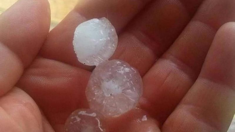 Kastamonu'ya dolu yağdı