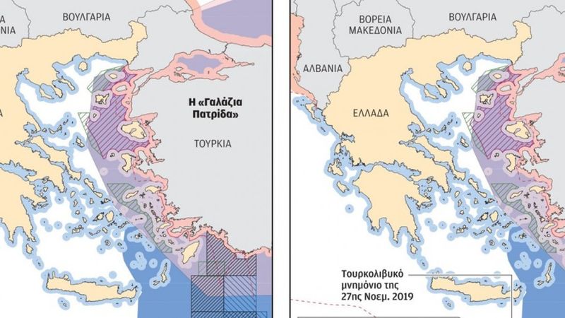 Yunanistan'dan Türkiye'ye karşı 16 haritalı kampanya