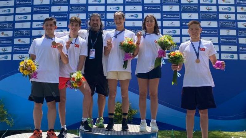 Avrupa Gençler Açık Su Yüzme Şampiyonası'nda Türkiye'den 6 madalya