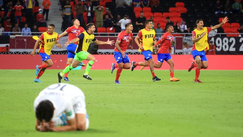 2022 FIFA Dünya Kupası'na katılan son takım Kosta Rika