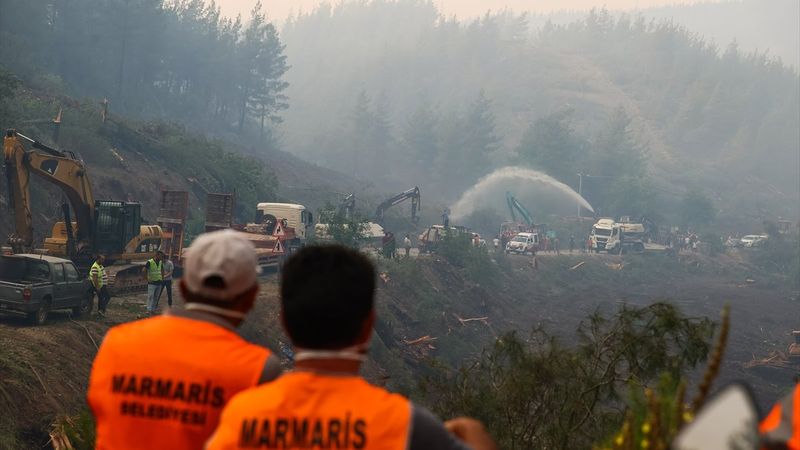 Marmaris'teki yangında son durum