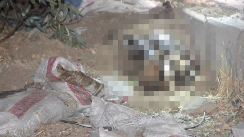 Muğla'da toprak dolu çuvaldan erkek cesedi çıktı