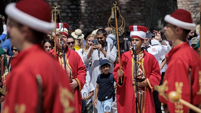 Mehteran Birliği Topkapı Sarayı'nda konser verdi