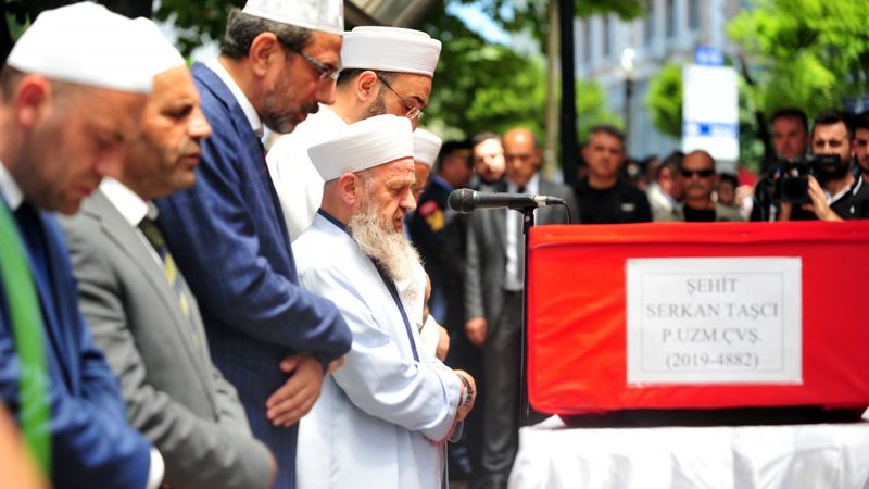 Şehit Piyade Uzman Çavuş Serkan Taşcı, Bursa'da toprağa verildi