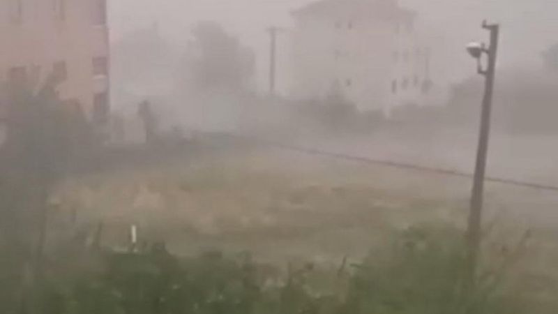 Ankara'da sağanak sele neden oldu