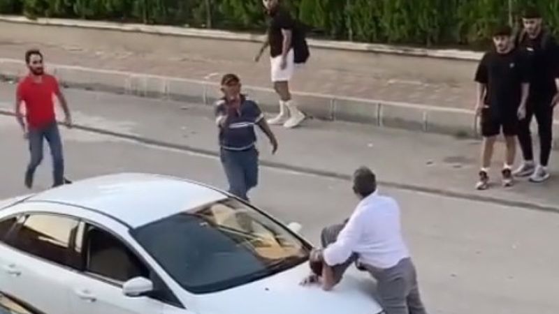 Ankara’da sürücünün şiddetini yaşlı adam önledi