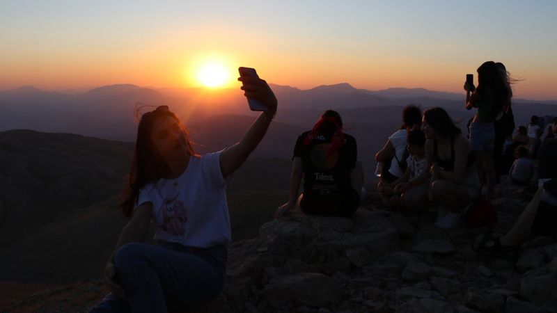 Nemrut’ta hafta sonu yoğunluğu