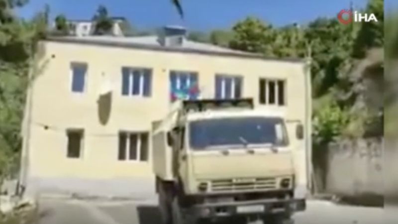 Laçın’da 30 yıl sonra ezan okundu