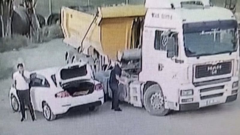 Kayseri'de gündüz gözüyle tırdan 9 bin TL'lik mazot çaldılar