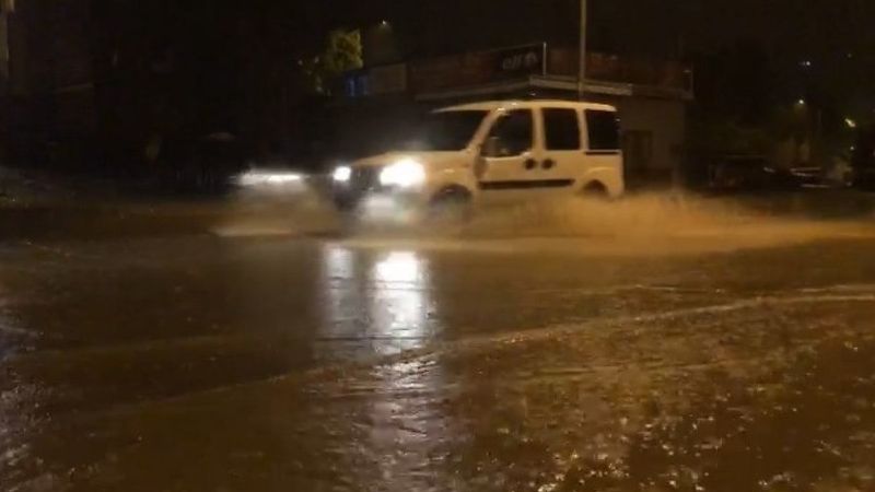 Rize'de sağanak sonrası su baskını