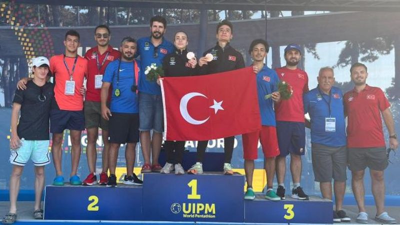 Genç pentatloncular dünya üçüncüsü