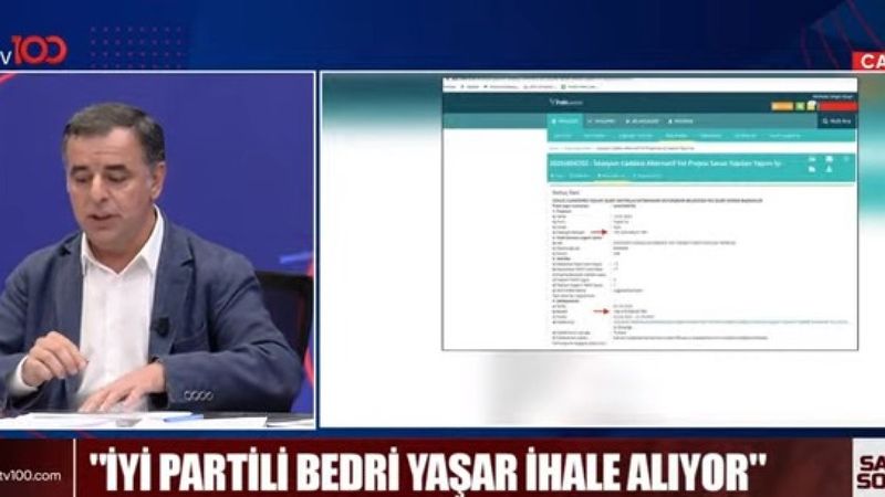 Barış Yarkadaş, firmasına ihale alan İyi Partili vekili deşifre etti