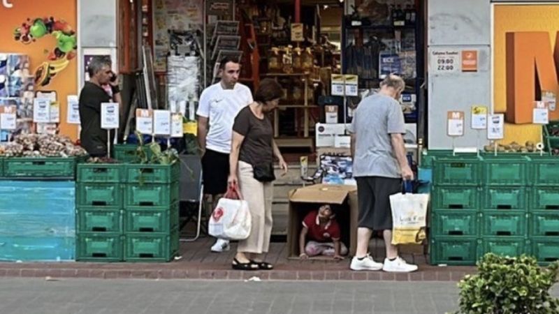 Bursa'da çocukların kutulu şakası