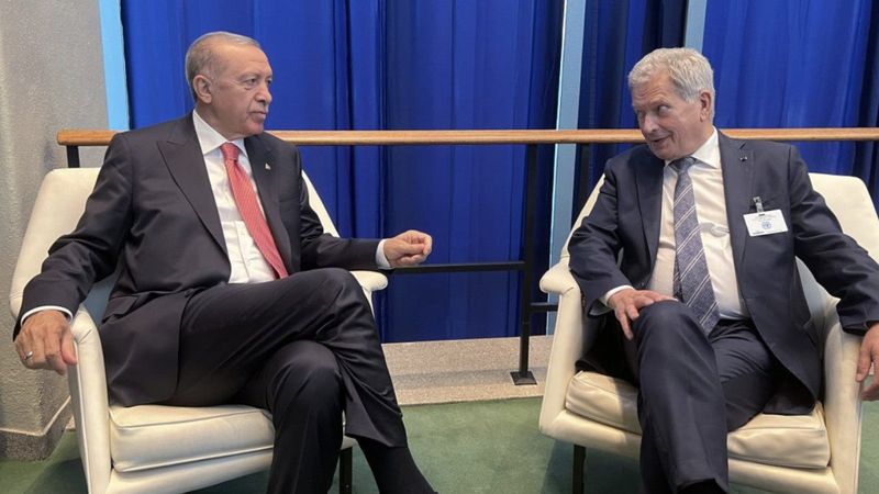 Cumhurbaşkanı Erdoğan, BM Genel Merkezi'nde liderlerle buluştu