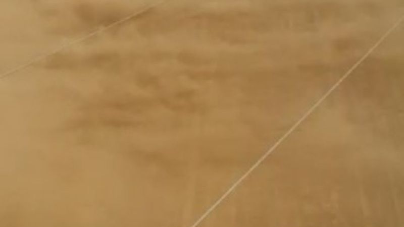 Bitlis Tatvan'da toz fırtınası