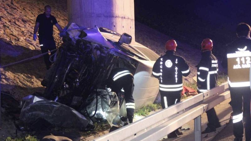 Kuzey Marmara Otoyolu'nda kaza: 1 ölü 1 yaralı