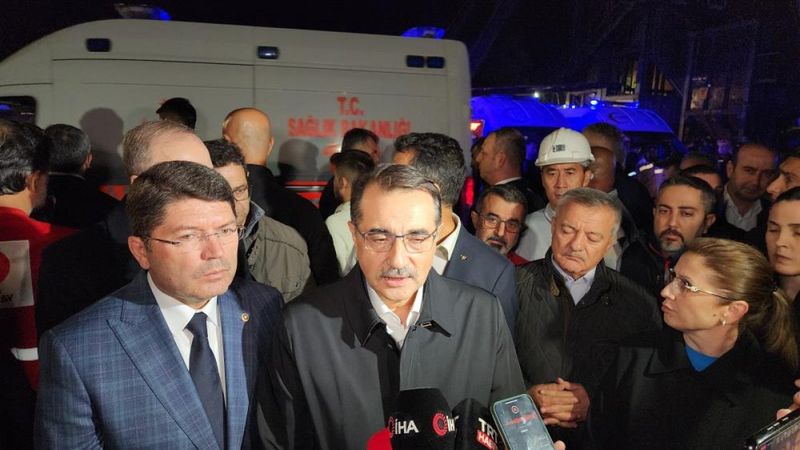 Bakan Fatih Dönmez: Bartın'daki patlama, ilk belirlemelere göre grizu kaynaklı
