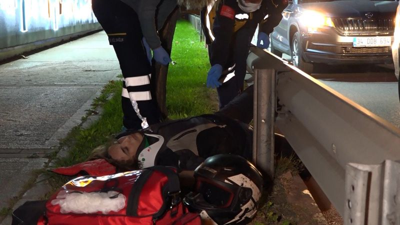 Bursa’da 18 yaşındaki sürücü motosikletten fırladı, ağır yaralandı