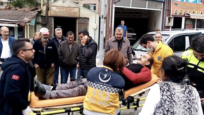 Tekirdağ'da ters yöne giren sürücü, engelli yayaya çarptı