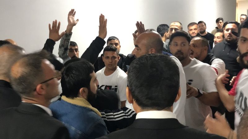 Kocaeli’de seyircilerle özel güvenlik arasında kavga