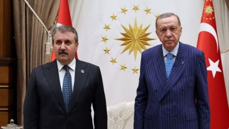 Cumhurbaşkanı Erdoğan, Mustafa Destici'yi kabul etti