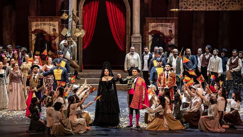 Dünyaca ünlü Carmen Operası İstanbul'da sahnelendi