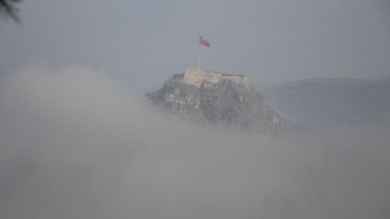 Amasya'dan sis manzaraları
