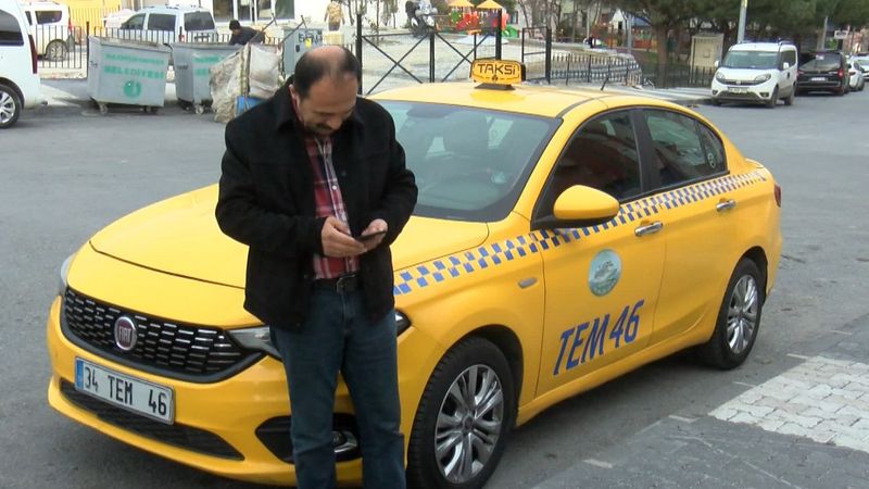 Gaziosmanpaşa'da taksi dolandırıcısı kamerada