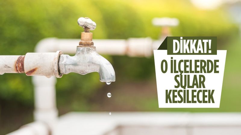 BUSKİ SU KESİNTİSİ - 20 Ocak Bursa'da su kesintisi olan ilçeler!