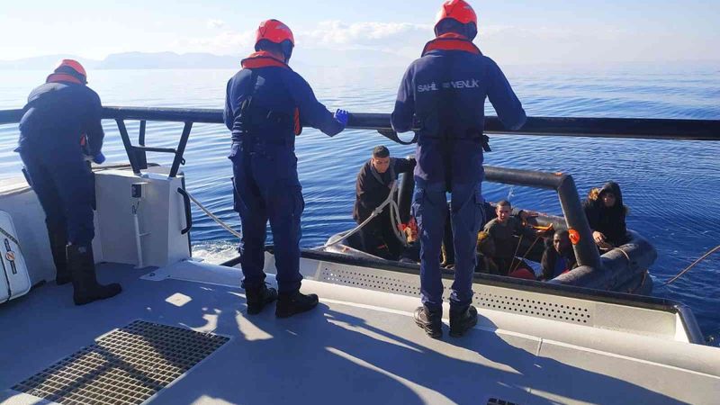 Aydın’da 59 düzensiz göçmen kurtarıldı