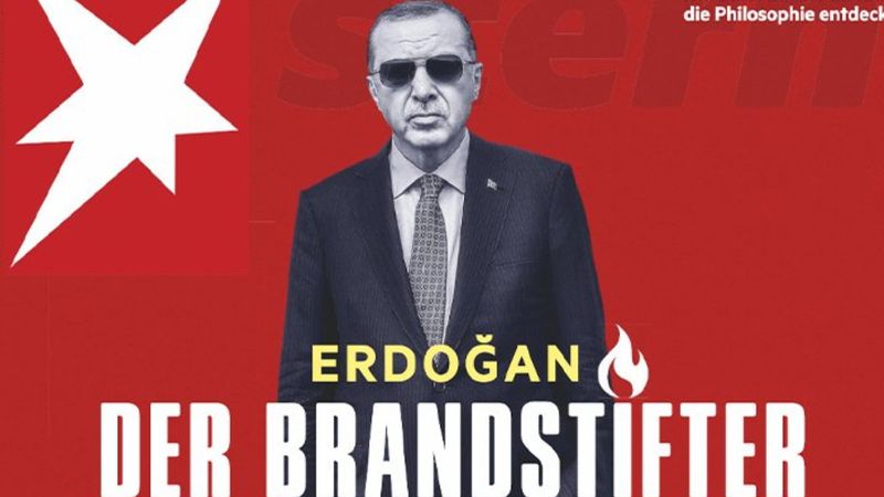 Alman dergisi, Cumhurbaşkanı Erdoğan'ı hedef aldı