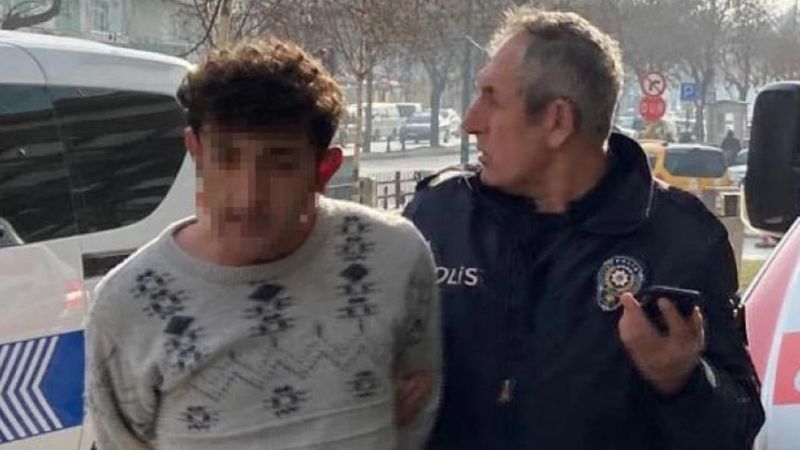 Konya'da 2 kız çocuğunu taciz eden şüpheli kovalamaca sonucu yakalandı