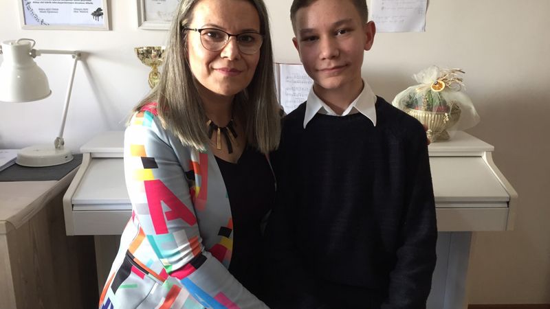 Ankara'da tabletten piyano çalmayı öğrenen çocuk, 6 ayda 3 ödül aldı